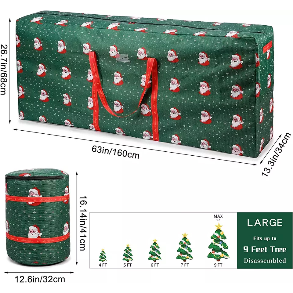 Multi-functional Christmas tree Storage bags for 9ft Christmas Tree and Extra Large Waterproof Storage bag