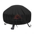 Outdoor Garden Patio Foldable and Portable Heavy Duty 15-34 in Waterproof Round Fire Pit Cover
